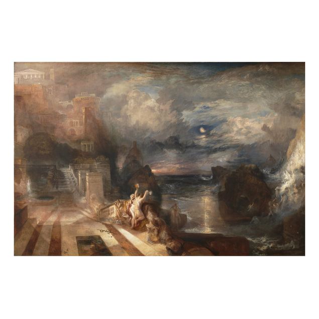 Print on aluminium - William Turner - The Parting of Hero and Leander - from the Greek of Musaeus