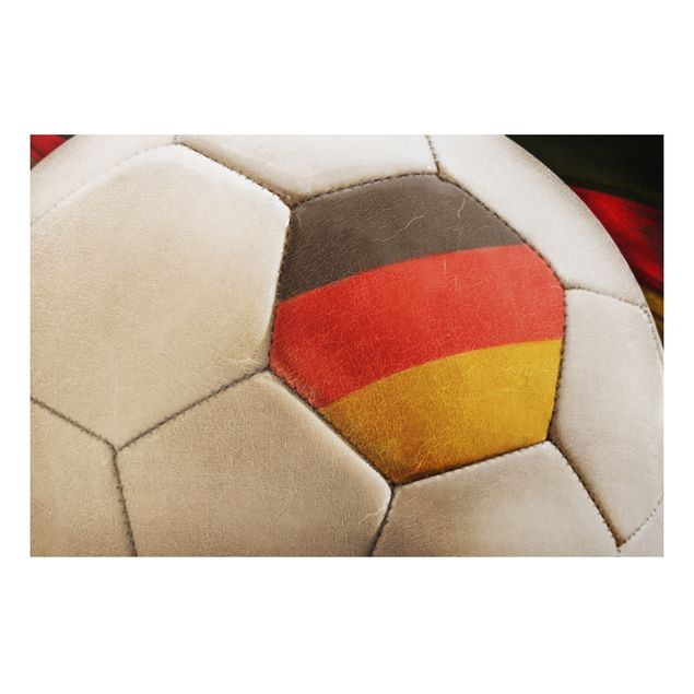 Print on aluminium - Vintage Football Germany