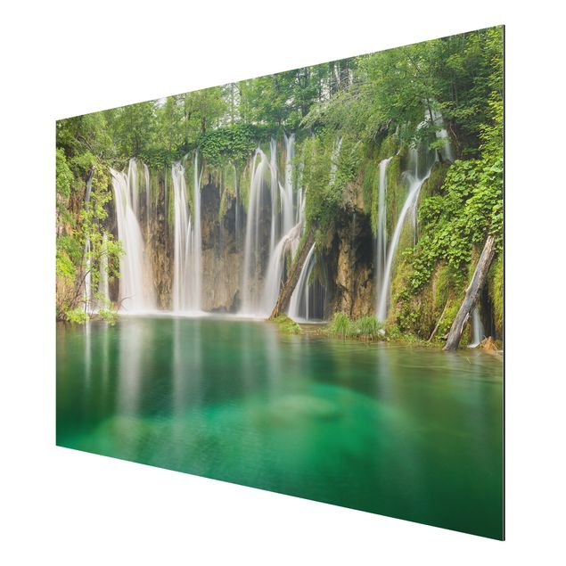 Print on aluminium - Waterfall Plitvice Lakes