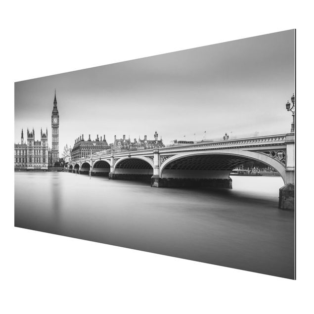 Print on aluminium - Westminster Bridge And Big Ben