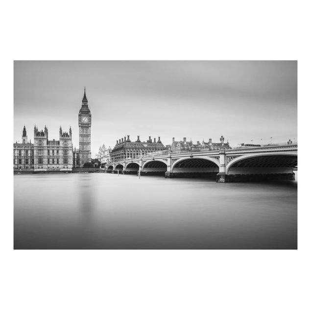 Dibond Westminster Bridge And Big Ben