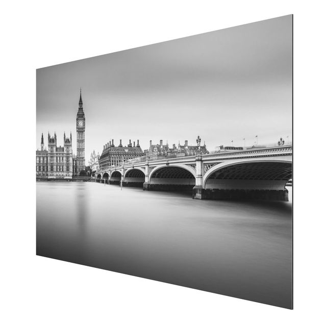 Print on aluminium - Westminster Bridge And Big Ben