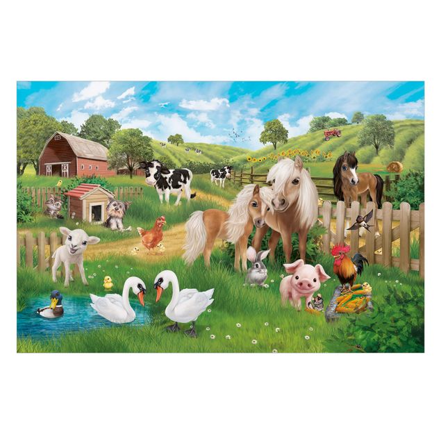 Window decoration - Animal Club International - Animals On A Farm