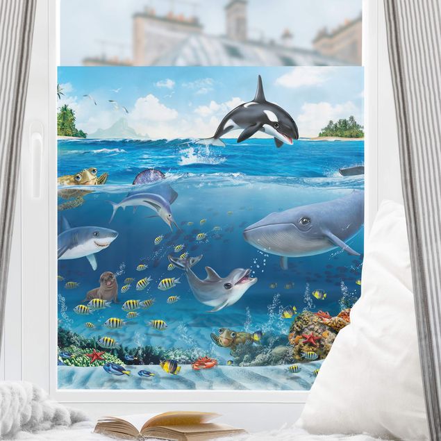 Window decoration - Animal Club International - Underwater World With Animals