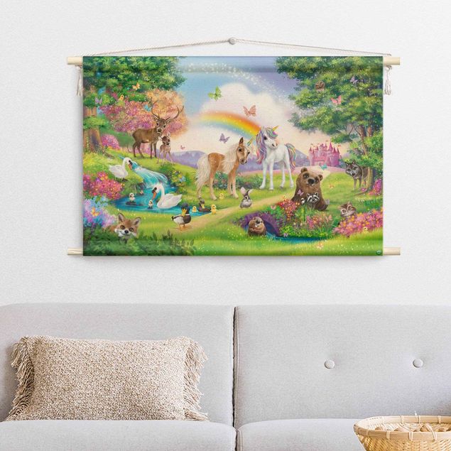 wall hangings Animal Club International - Magical Forest With Unicorn