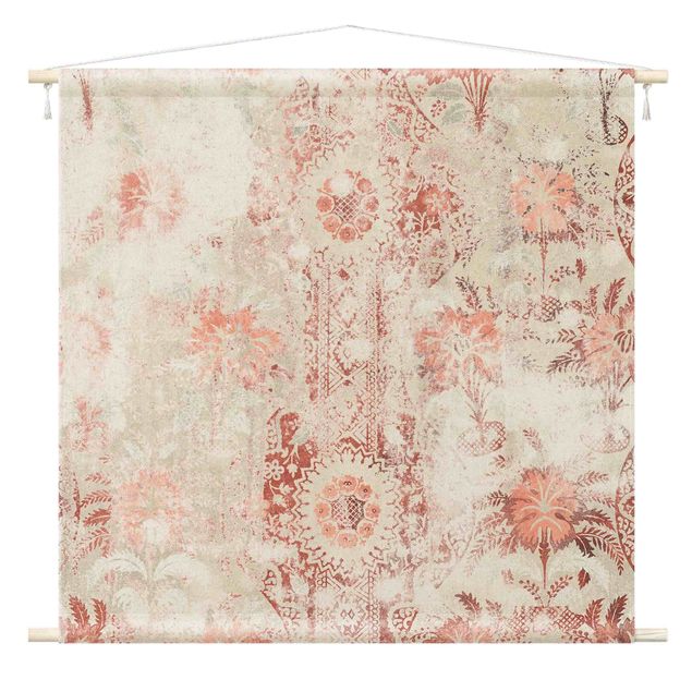 extra large wall tapestry Antique Shabby Baroque Wallpaper II