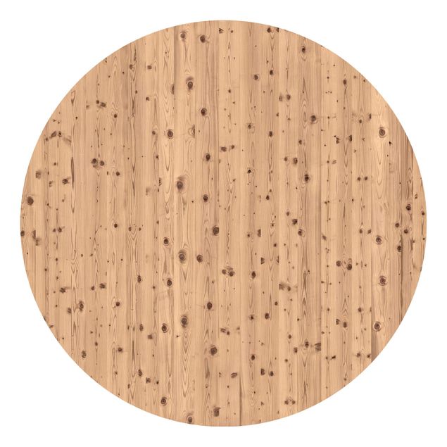 Self-adhesive round wallpaper - Antique Whitewood