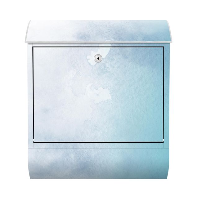 Letterbox - Watercolour Blue Waves