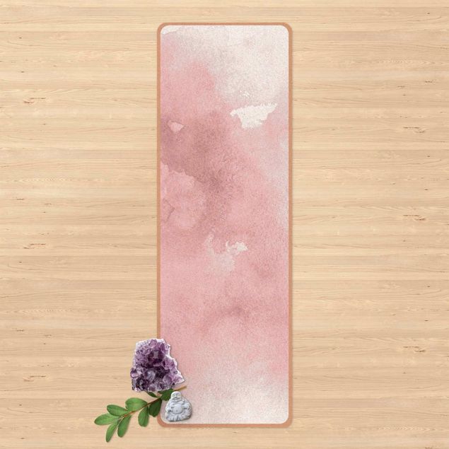 Modern rugs Watercolour Pink Cotton Candy