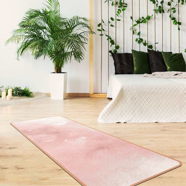 Large rugs Watercolour Pink Cotton Candy