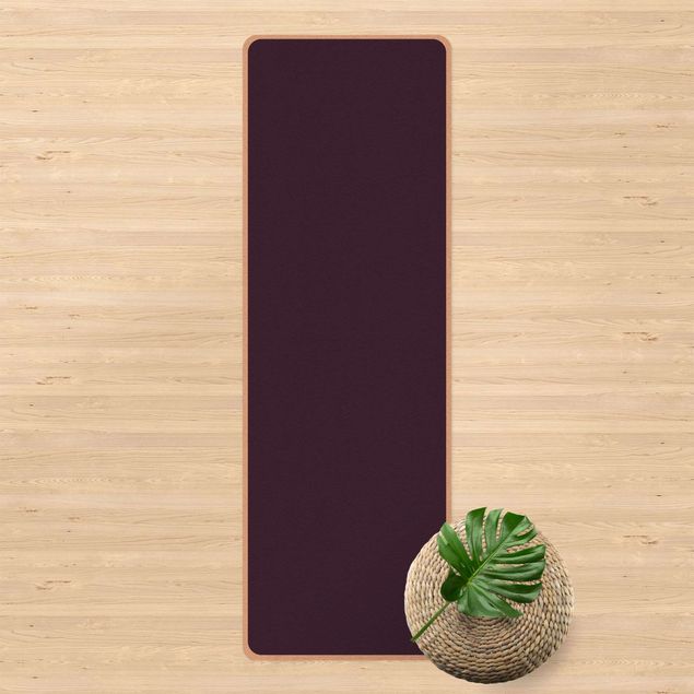 Yoga mat - Aubergine
