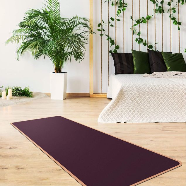 purple floor mats Aubergine