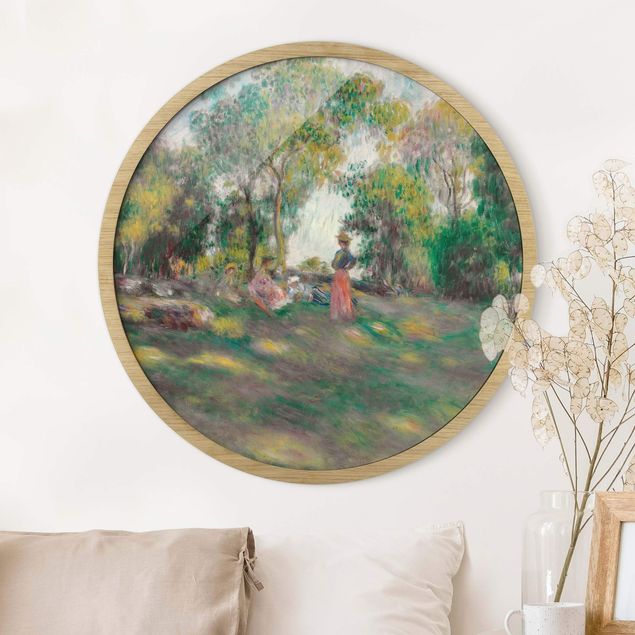 Framed prints round Auguste Renoir - Landscape With Figures