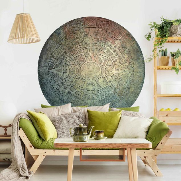 Wallpapers Aztec Ornamentation In A Circle