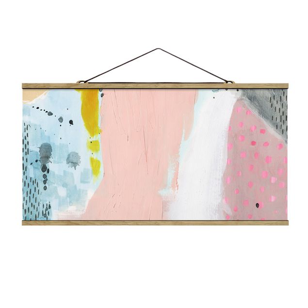 Fabric print with poster hangers - Blurred Dawn II
