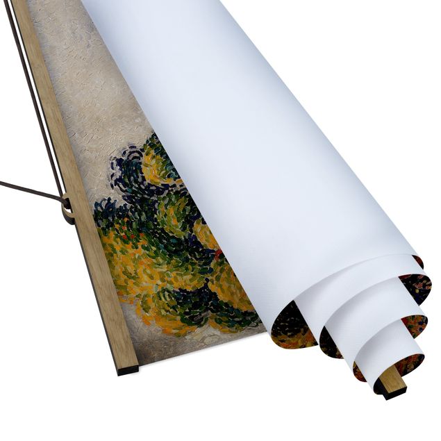 Fabric print with poster hangers - Henri Edmond Cross - Eucalyptus And Olive Grove