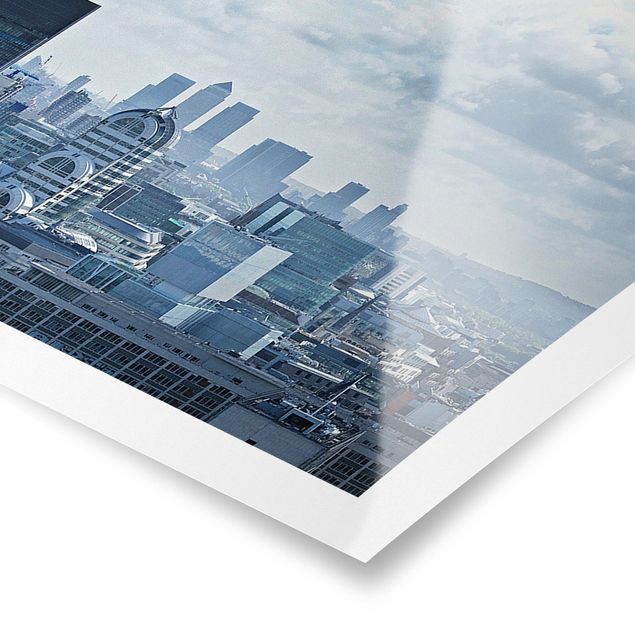 Panoramic poster architecture & skyline - London Skyline