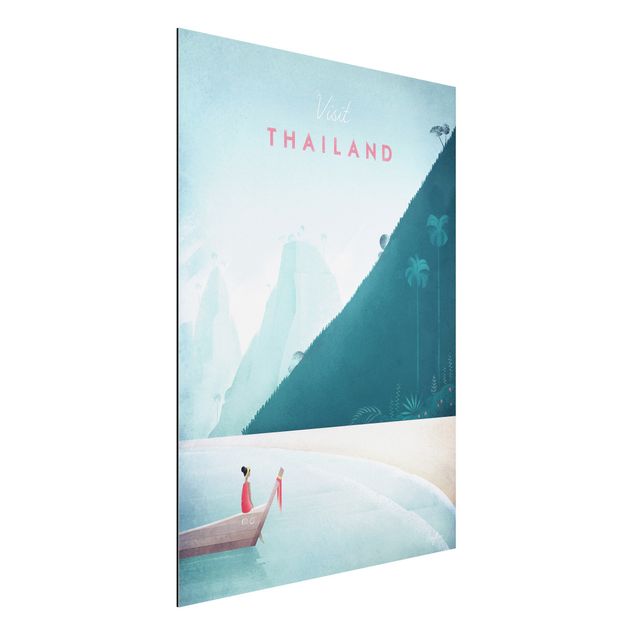 Alu dibond Travel Poster - Thailand