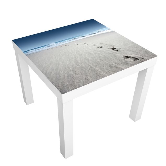 Adhesive film for furniture IKEA - Lack side table - Traces In The Sand