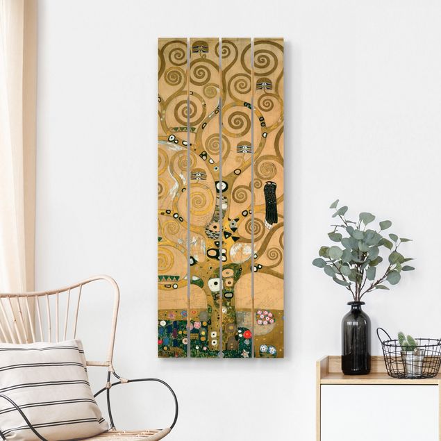 Print on wood - Gustav Klimt - The Tree of Life