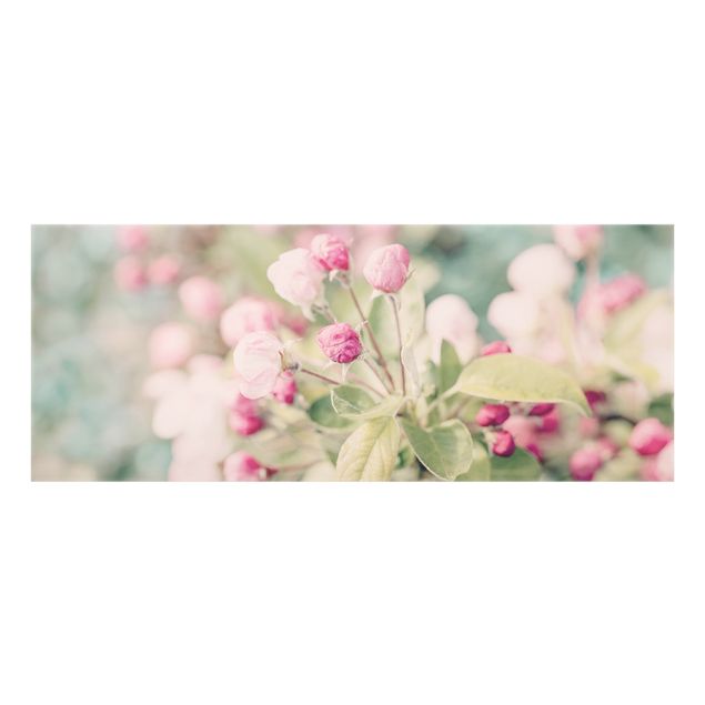 Splashback - Apple Blossom Bokeh Light Pink