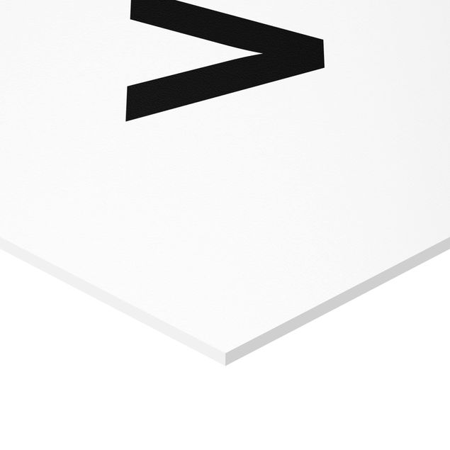 Forex hexagon - Letter White V