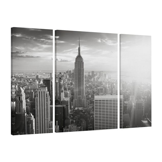 Print on canvas 3 parts - Manhattan Skyline