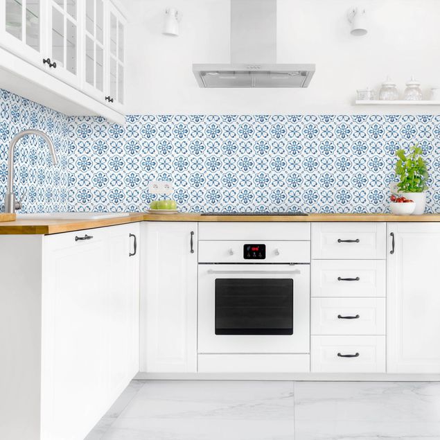 Kitchen splashbacks Watercolour Tiles - Nazaré