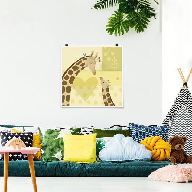 Poster - Mum And I - Giraffes