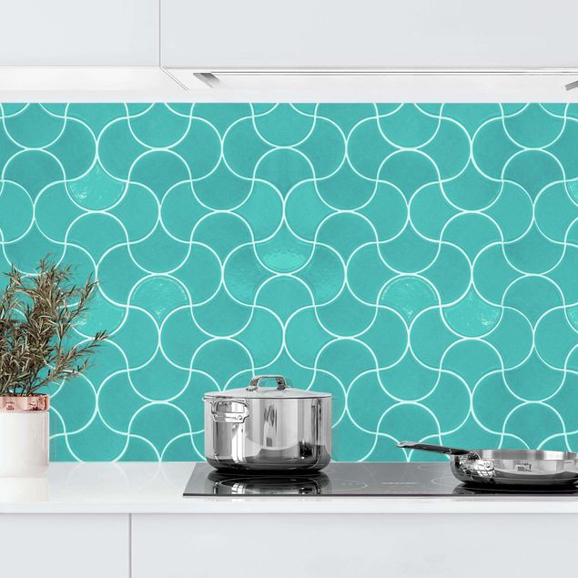 Kitchen splashback tiles Ceramic Tiles - Turquoise