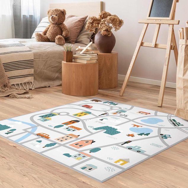 Outdoor rugs Playoom Mat Smalltown - Discover New Parts Of The Town