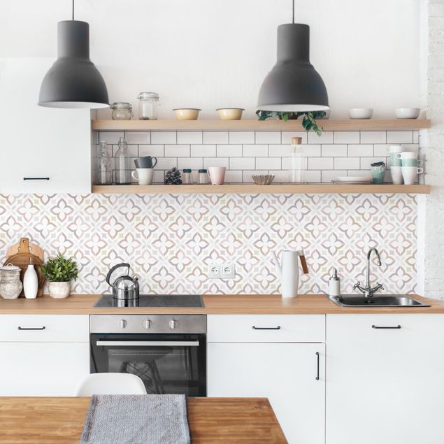 Kitchen splashback tiles Geometrical Tiles - Livorno