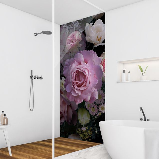 Shower panels Bouquet Of Gorgeous Roses