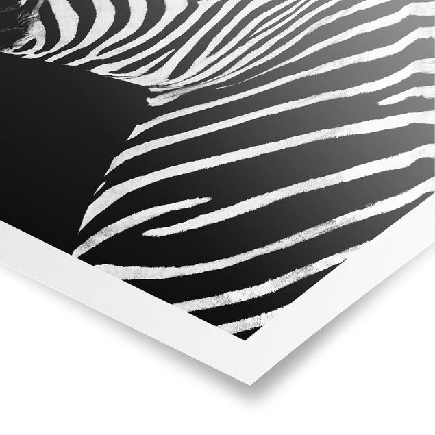 Poster - Zebra Safari Art