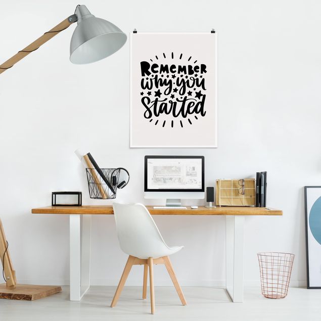 Poster - Remember Why You Started