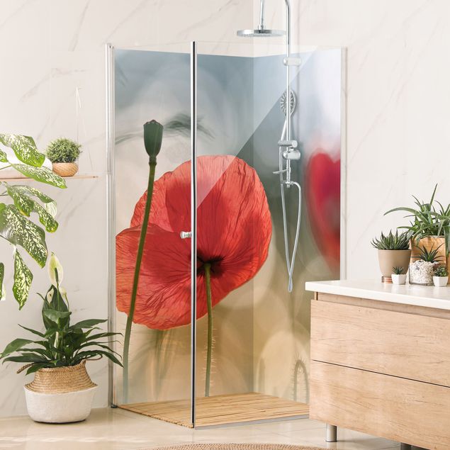 Shower panels Poppy In The Morning
