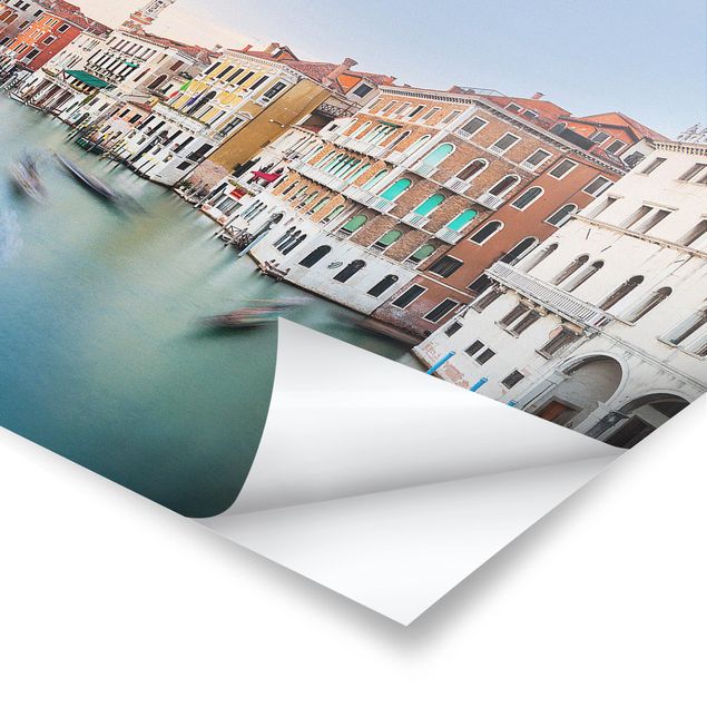 Poster - Grand Canal View From The Rialto Bridge Venice