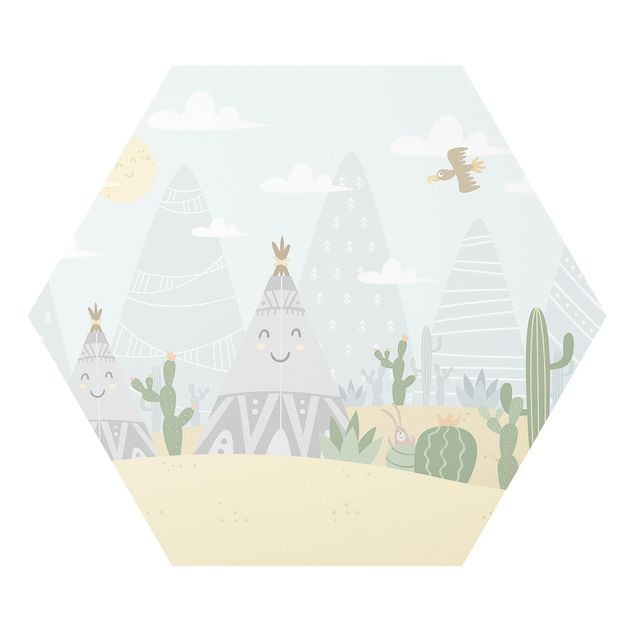 Forex hexagon - Tepee With Cacti