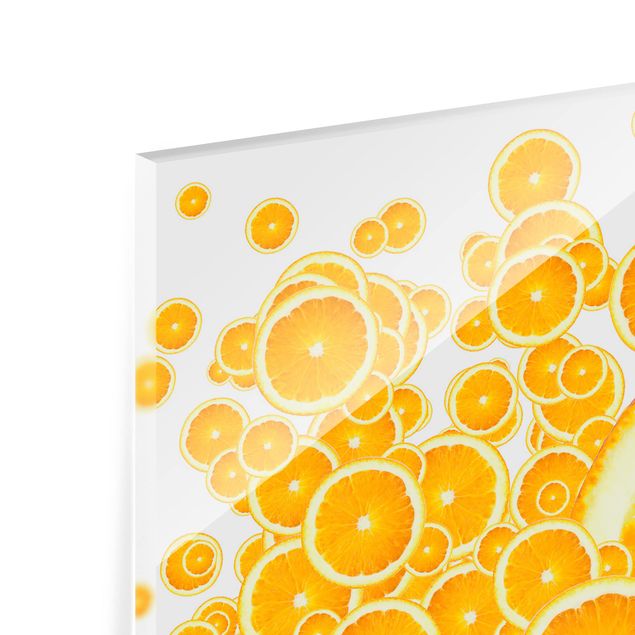 Splashback - Retro Orange Pattern