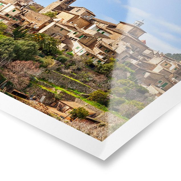 Panoramic poster architecture & skyline - Rural Valldemossa