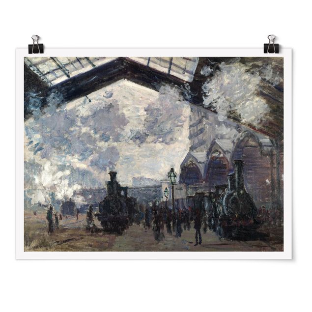 Poster - Claude Monet - Gare Saint Lazare