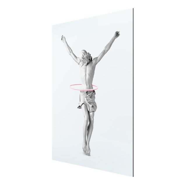 Print on aluminium - Jesus With Hula Hoops