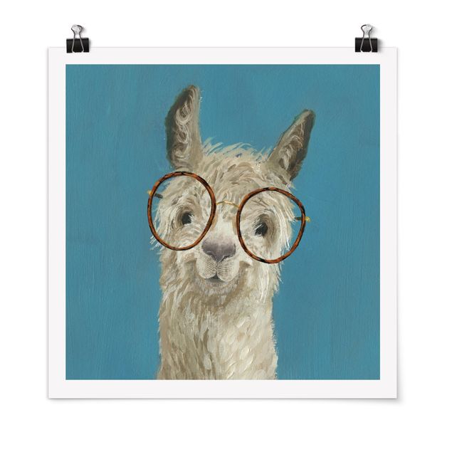 Poster - Lama With Glasses I