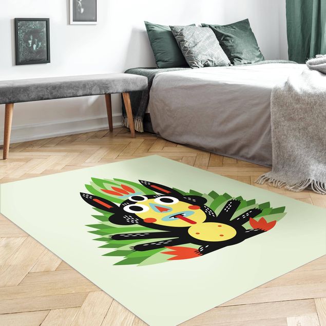 modern area rugs Collage Ethno Monster - Jungle