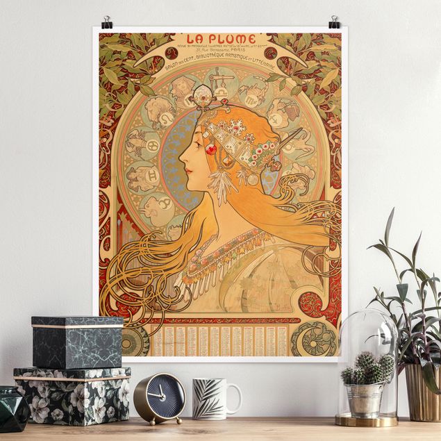 Poster art print - Alfons Mucha - Zodiac