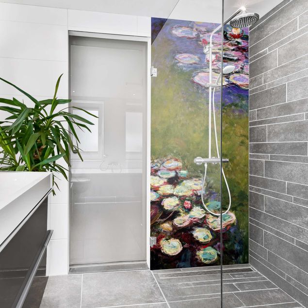 Shower panels Claude Monet - Water Lilies