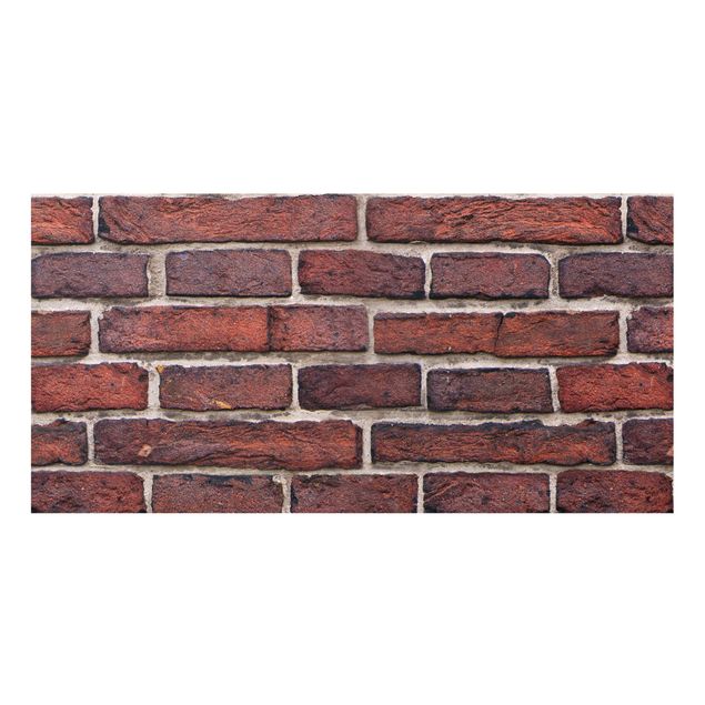 Splashback - Brick Wall Red