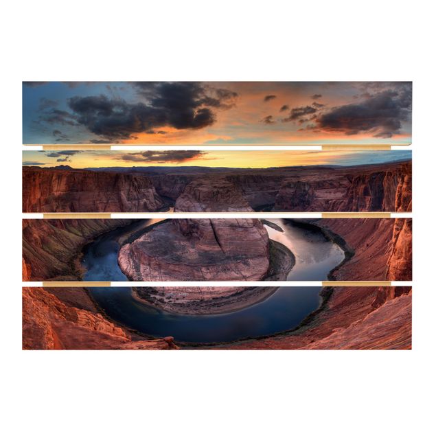 Print on wood - Colorado River Glen Canyon