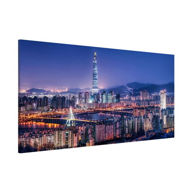 Magnetic memo board - Lotte World Tower At Night