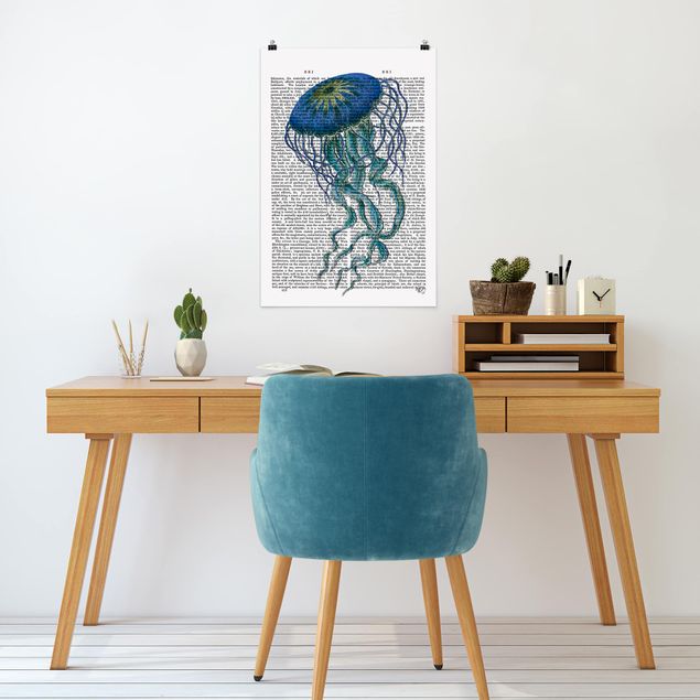 Poster quote - Animal Reading - Jellyfish
